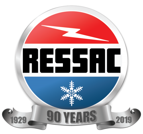 RESSAC's 90th Anniversary Logo.
